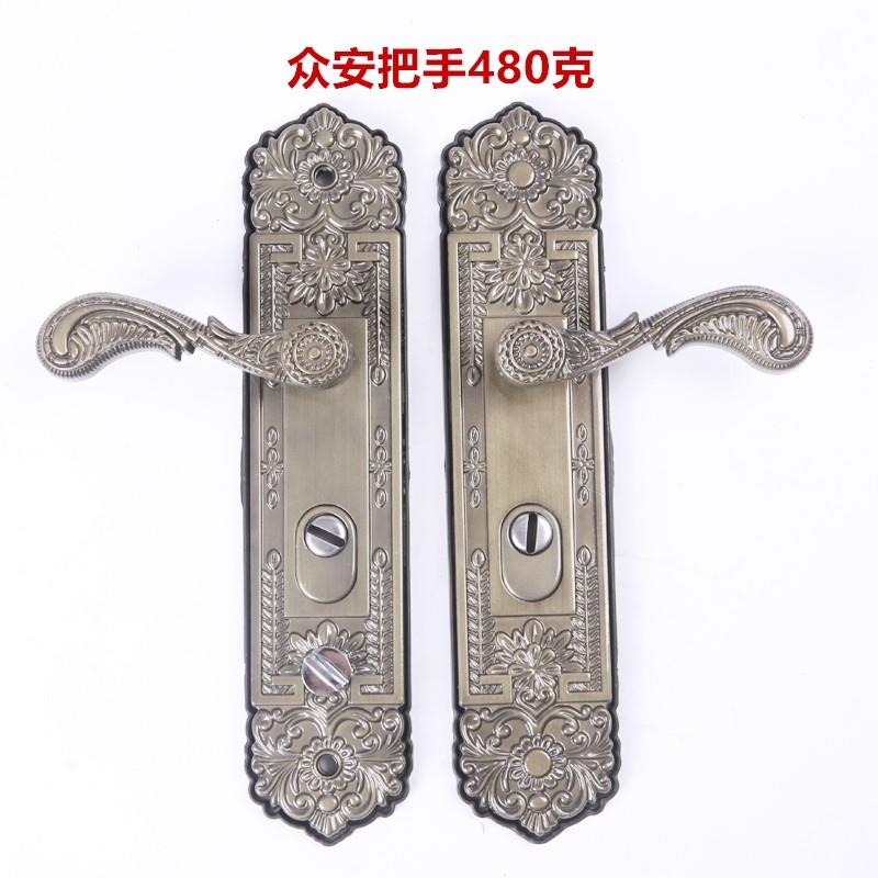 罗普斯金 执手门锁 铝合金门锁 防盗门锁 执手大门锁 古铜AB门锁