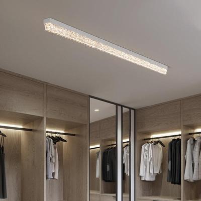 极简过道灯2025新款长条形吸顶灯高级感走廊玄关衣帽间一字阳台灯