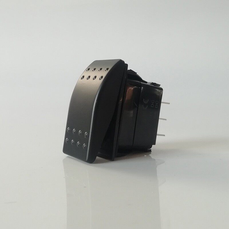 24V三脚三档自锁汽车开关改装件房车游艇船型翘板无灯通用12V新品