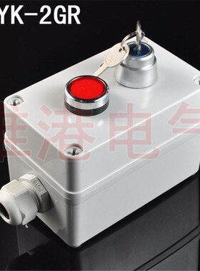 电厂水泥厂机旁按钮盒正反转按钮盒LAYK-2RG现场按钮盒成套盒
