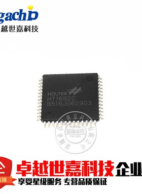 全新原装 HOLTEK合泰 HT1632C HT1632 贴片QFL52 LED驱动显示芯片