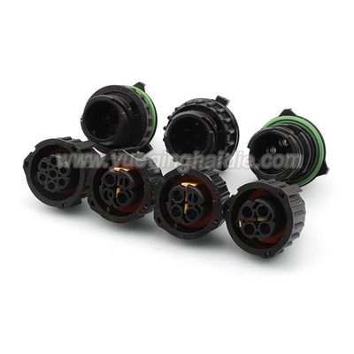 1-967325-1适用于汽车连接器插件插头1-1813098-3圆形1-1813099-1