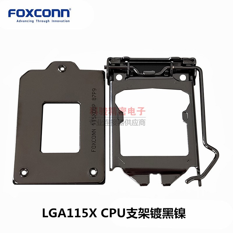 FOXCONN富士康PT44A25-640G原装115X CPU卡槽支架黑镍现货