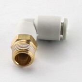 气管L型外螺纹弯通90度接头KQ2L04 02S 04S