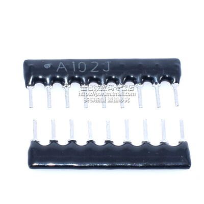 6脚排阻6P排列电阻1K 4.7K 10K 5.1K 100 A103J 102 104 472 512