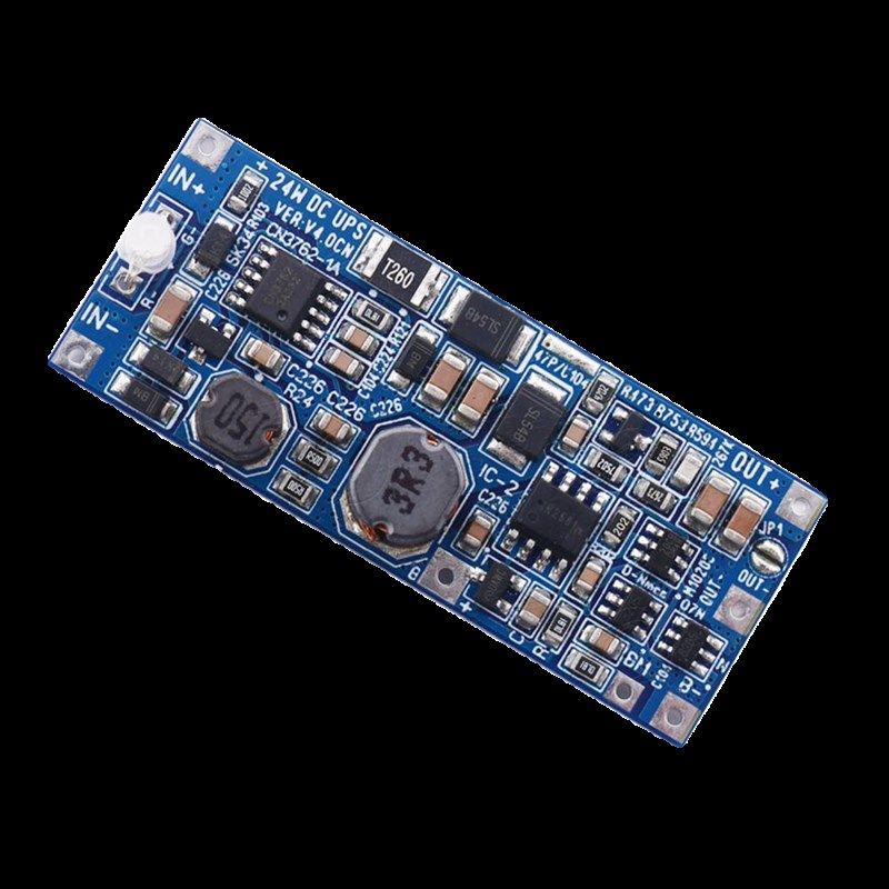 24W款 DC UPS 供电模块 不间断电源主板支持12V或15V设备网络