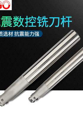 台湾SGO数控铣刀杆R5圆鼻立铣刀杆EMR数控刀具5R30平面铣刀把R4