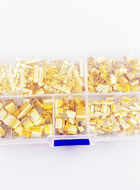 DJ454A/B/C型并线扣接线端子电线连接器冷压铜扣中间接头压线扣