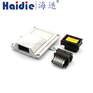 適用于汽車ECU鋁殼 銀白色噴漆DJ7242 1.5 2.8 24P油改氣保護外殼
