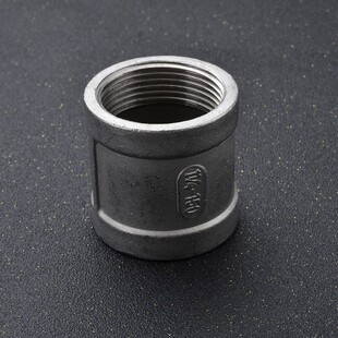 316不锈钢铸造内牙直通内丝短接管箍DN15 201 304