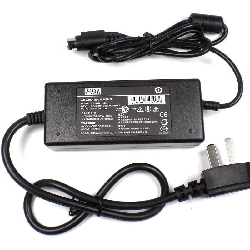 FDL24V2A电源适配器佳博GP-L80160II热敏票据打印机原装电源线