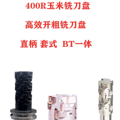 开粗数控玉米铣刀盘  BT一体式 套式 直柄可转为玉米铣刀盘D20-10