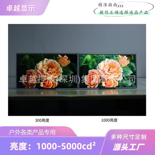 65寸户外高亮液晶屏/户外显示屏/高亮度显示器/高亮度触摸屏/模组