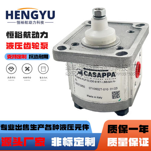 凯斯帕CASAPPA齿轮泵PLP10.5SD-29E7 PLP10.2D0-81E1-LBBBA液压泵