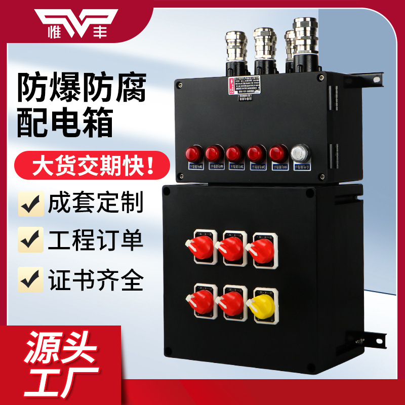 防腐防爆配电箱接线箱照明动力仪表正压柜按钮控制开关检修插座箱