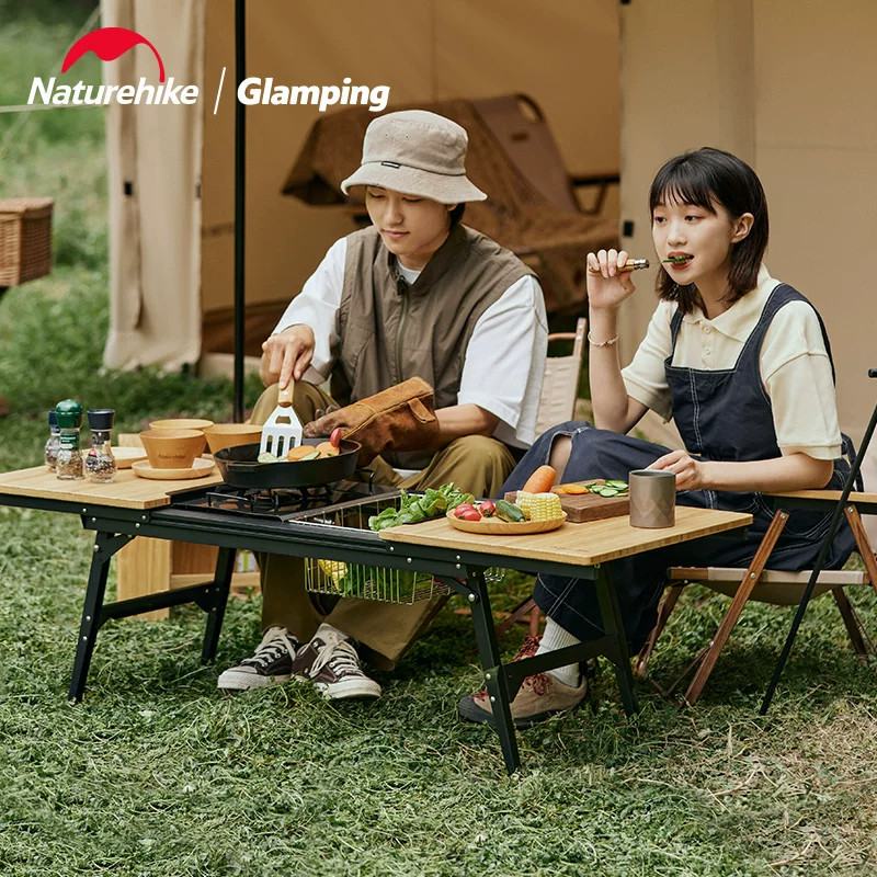 Naturehike便携IGT竹滑轨桌