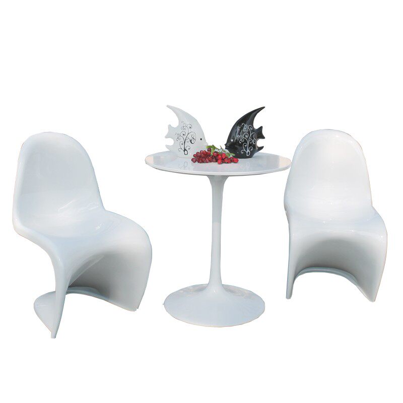 潘东椅椅时尚创意玻璃钢餐椅店铺烤漆椅子 休闲洽谈桌椅