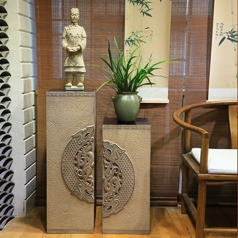陋石坊新室内展示柱客厅玄关招财流水底座庭院落地装饰柱,家居饰品,落地摆件,淘宝优惠券,粉丝福利购,淘宝优惠卷