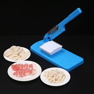 家庭用切片机多功能年糕切片器烧烤冻肉片切刀手工切菜丝切条工具