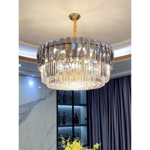 客厅灯大厅吊顶灯餐厅灯简约现代 轻奢风灯具 新款 水晶灯卧室港式