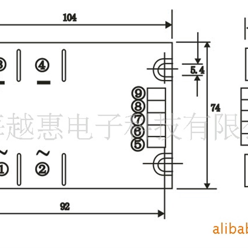 全隔离单相桥式全控整流调压模块DQZ-380D35