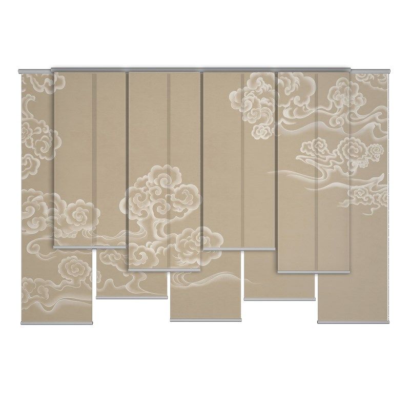 东方美学新悬挂式遮光屏风隔断玄关客厅茶室卷帘窗帘定制祥云,居家布艺,卷帘,淘宝优惠券,粉丝福利购,淘宝优惠卷