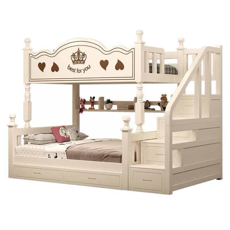 上下床层床全实木高低床姐弟床小户型两层儿童上下铺木床子母床,住宅家具,高低/子母床,淘宝优惠券,粉丝福利购,淘宝优惠卷