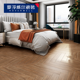 罗浮威尔全瓷木纹砖9仿实木地板瓷砖客厅卧室防滑木纹地砖