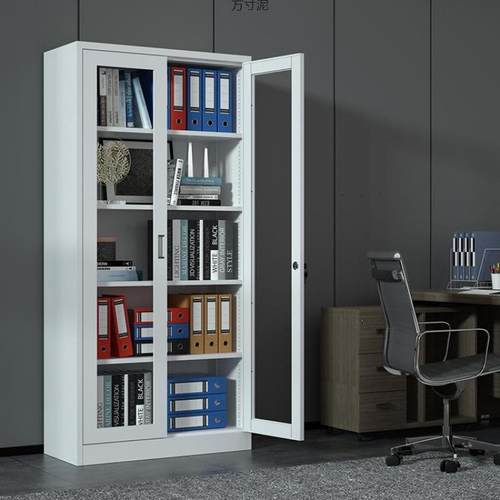 钢制文件柜办公室资料柜财务书柜档案柜工具收纳柜带锁矮柜更衣柜