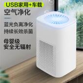 USB车载家用香薰机空气净化器除甲醛便携除异味静音负离子加香器