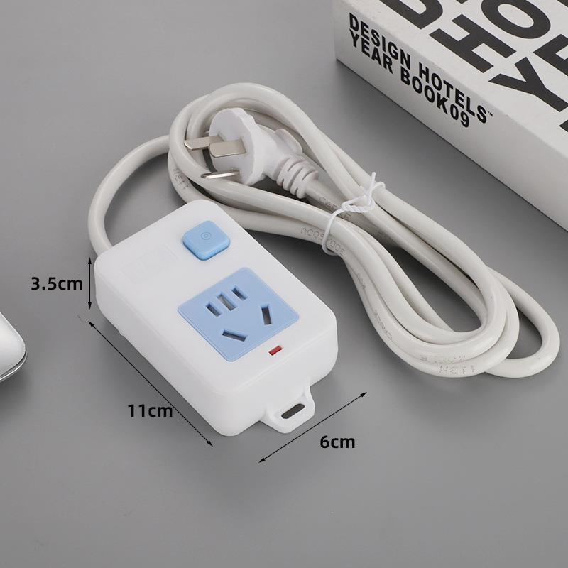 16A空调插座 5孔铜线插座1.8米大功率电源接线板安全门家用插排