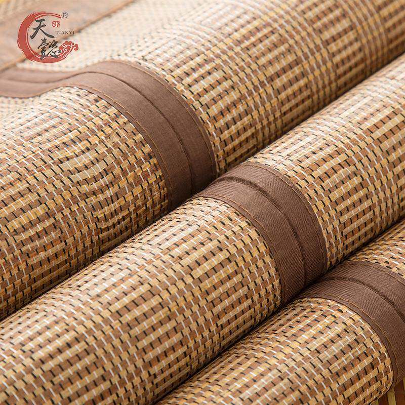 KBQ1凉席 0.8米双面1.8折叠1.1竹席子1.4定 制1.5草席2m床1.4