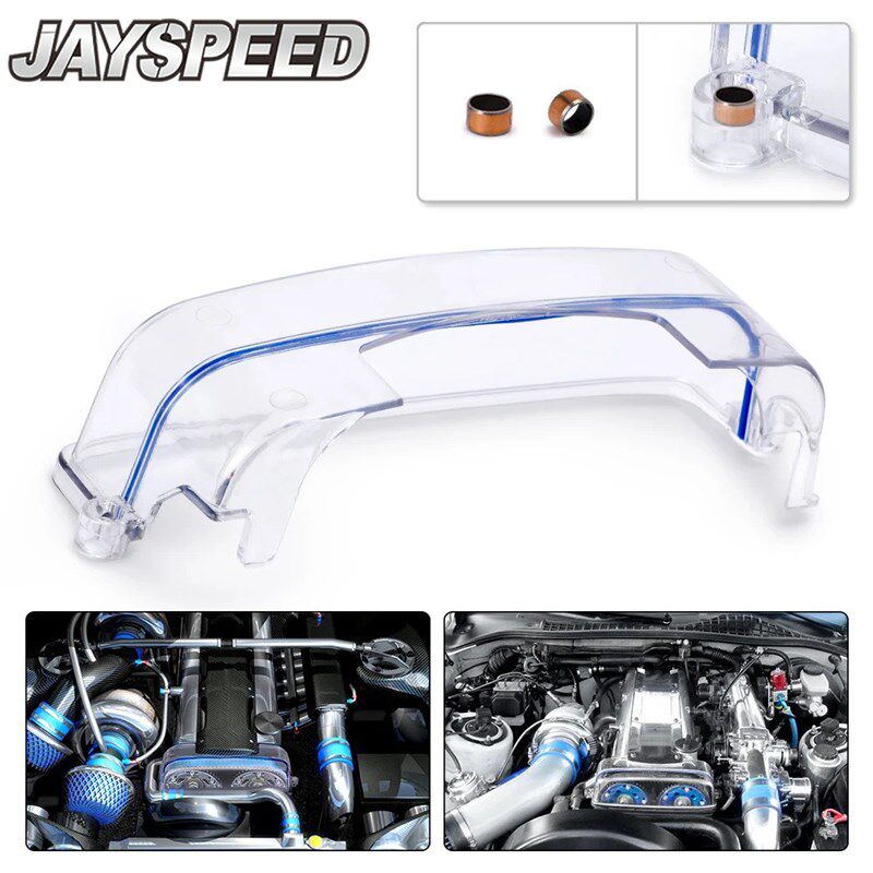 改装普利盘齿透明罩盖 正时齿轮皮带轮盖适用丰田Supra 2jz发动机