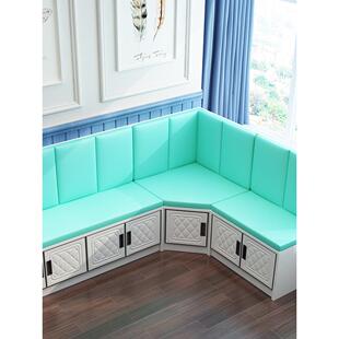 实木卡座餐桌奶茶店阳台飘窗柜家用沙发储物柜转角定制沙发凳靠墙