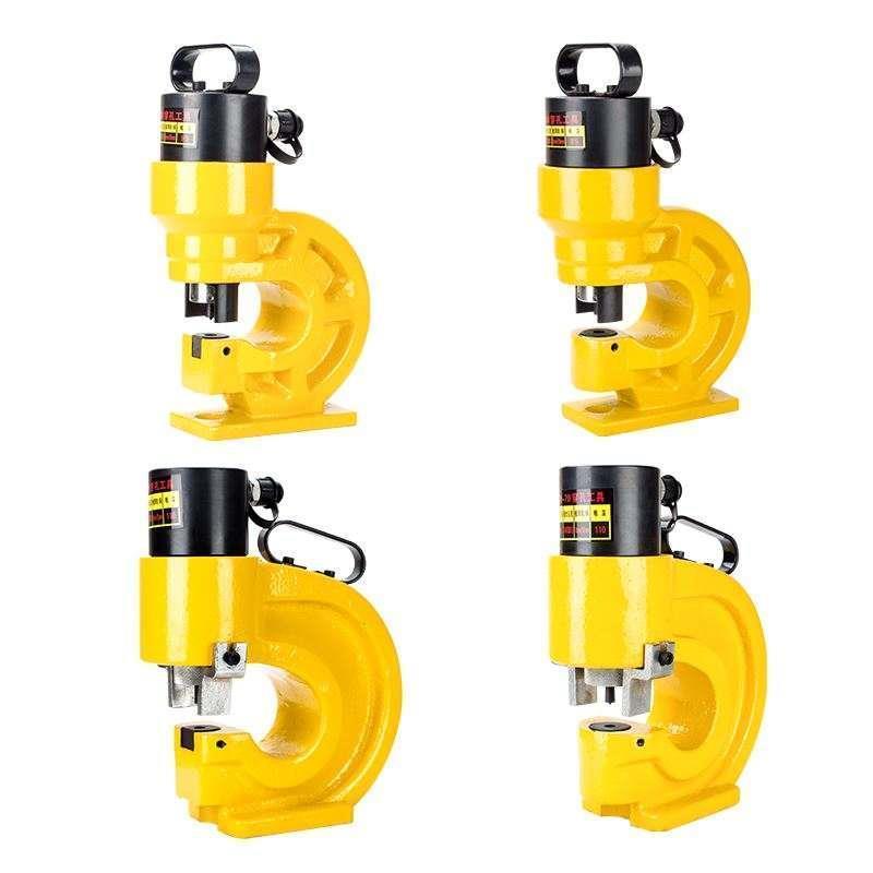 新品液压冲孔机CH-60/70铁板角铁机铜排电动M开孔器电动手动打孔