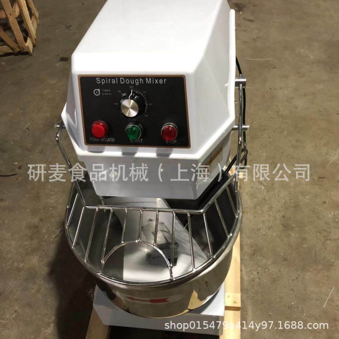 商用20升和面机揉面设备 可改电压110V 8公斤面粉搅拌机英文面板
