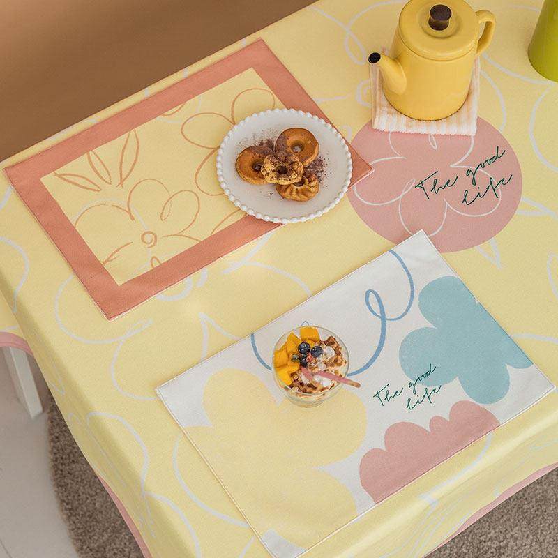 ins小清新餐垫隔热碗垫布艺餐垫防水防烫棉麻餐垫简约儿童餐垫布,居家布艺,餐垫,淘宝优惠券,粉丝福利购,淘宝优惠卷