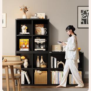 卡莱克格子柜铁艺书架家用组合儿童铁皮书柜客厅落地电视柜置物架