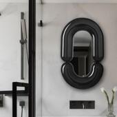 现代小Q镜风格 梳妆镜卧室梳妆镜简单装 饰镜壁挂镜浴室镜子Led灯