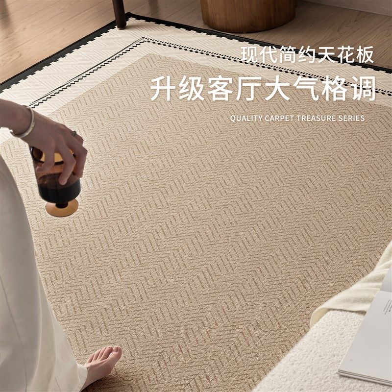 地毯客厅2025新款o现代简约免洗可擦沙发卧室地毯垫高级感家用中