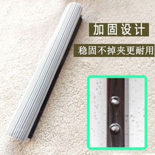拖把海绵替换头吸水胶棉头大号273833厘米免手洗拖把头家用 滚轮式