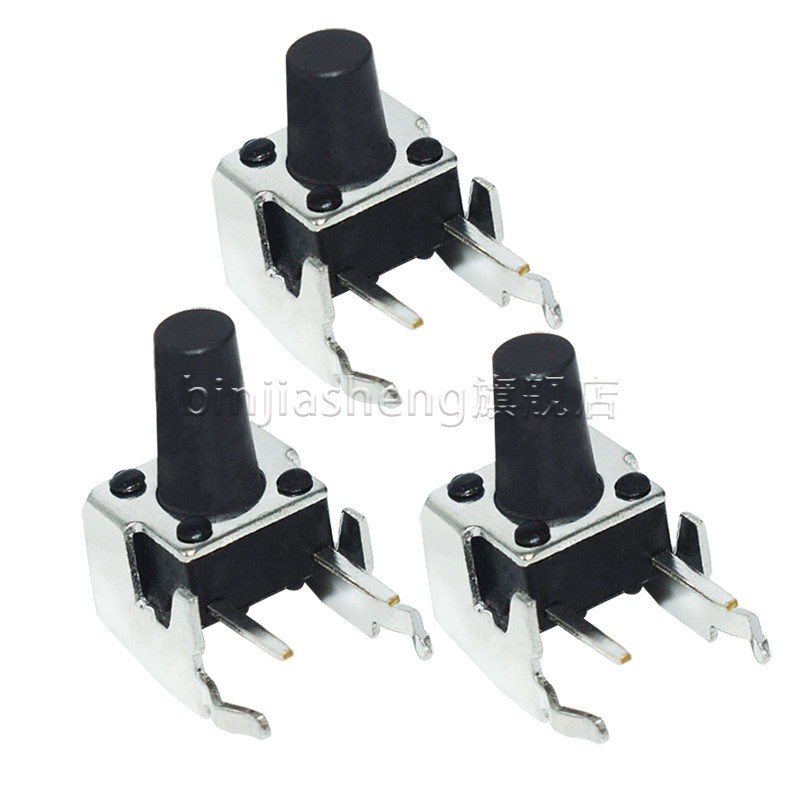 微动开关轻触按键开关卧式带支架侧按侧插6*6*5/4.3/6/7/8/9/10MM