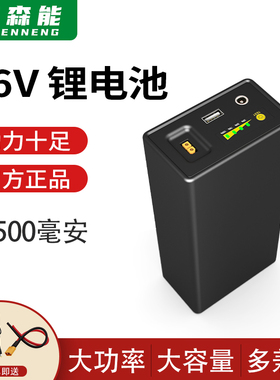 亿森能36V锂电池5v33500毫安大容量备用电源滑板车平衡车备用电瓶
