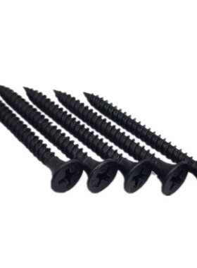 高强度干壁钉黑色磷化自攻丝1022A出口家用木工螺丝石膏板自攻钉