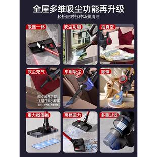 500W有线吸尘机家用大吸力除螨机宠物猫毛地毯手持式吸尘拖地机