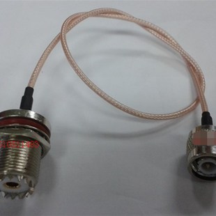 高频TNC公转M母车载SL16馈线 JK同轴射频RG316对讲机跳线 TNC UHF