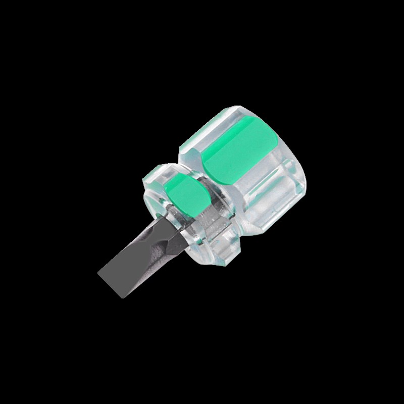 超硬家用带强磁性两用十一字双头高碳钢起子批头萝卜头螺丝刀