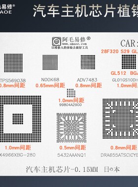 汽车主机芯片GL512 BGA64植锡网DRA655ATSCICYEQ1钢网5432AAANQ1