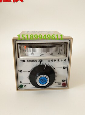 佳明指针温控仪表TED2001E300K400 CU50烤箱烘箱电饼档温度控制器