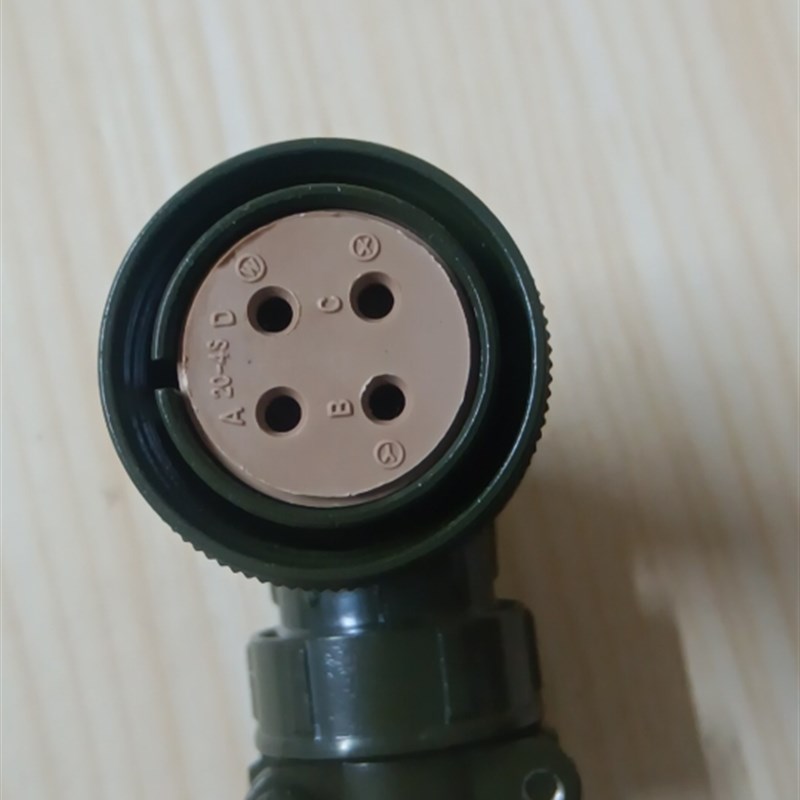 航空插头MS3108B20-4S伺服接头 4芯MS3106A20-4S  MS3102A20-4P